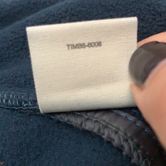 Boy’s Timberland fleece zippered jacket dark blue Large 14 / 16 - Picture 8 of 8